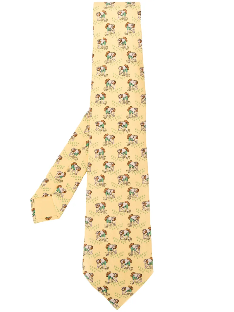 Hermès Pre-Owned 2000s patterned tie
